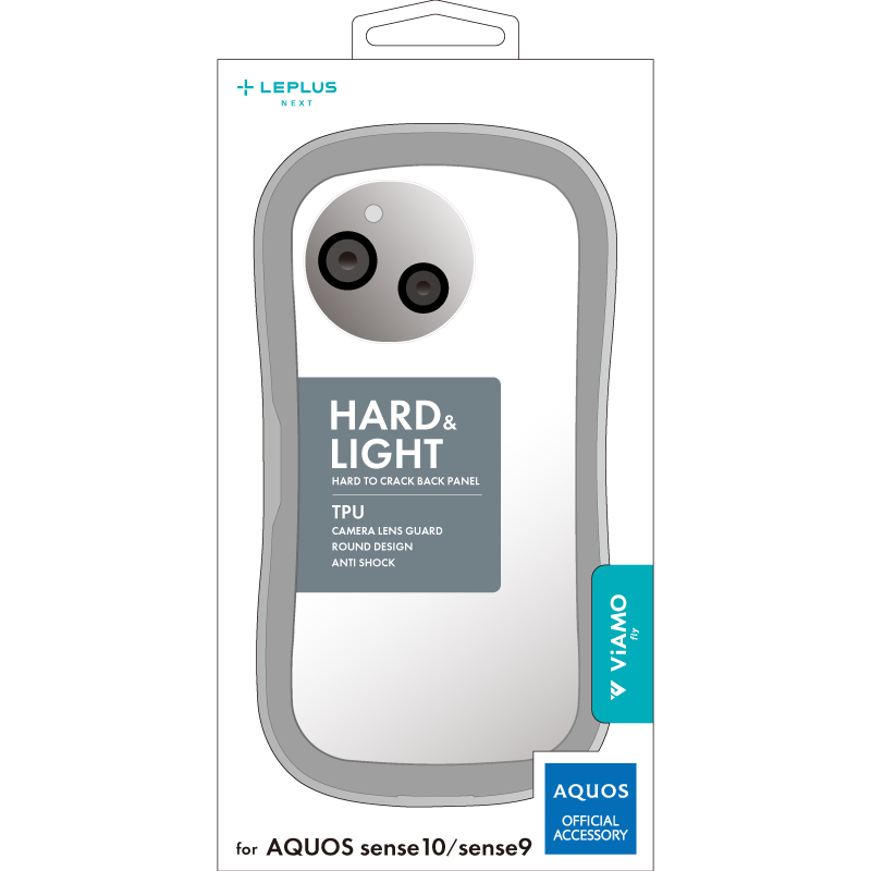 AQUOS sense10/sense9 耐衝撃ハイブリッドケース 「ViAMO fly」 ライト