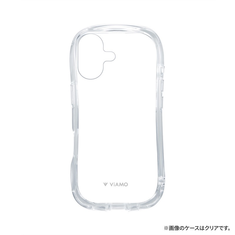 iPhone 17 耐傷・耐衝撃ハイブリッドケース 「ViAMO crystal」 ブルー
