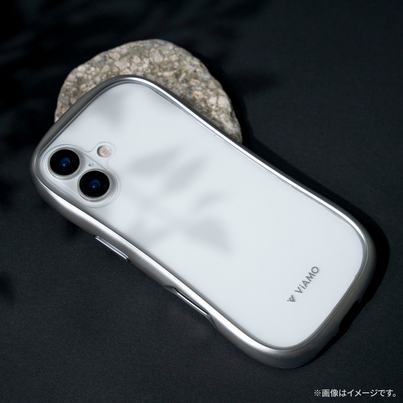 iPhone 17 耐傷・耐衝撃ハイブリッドケース 「ViAMO alloy」 シルバー