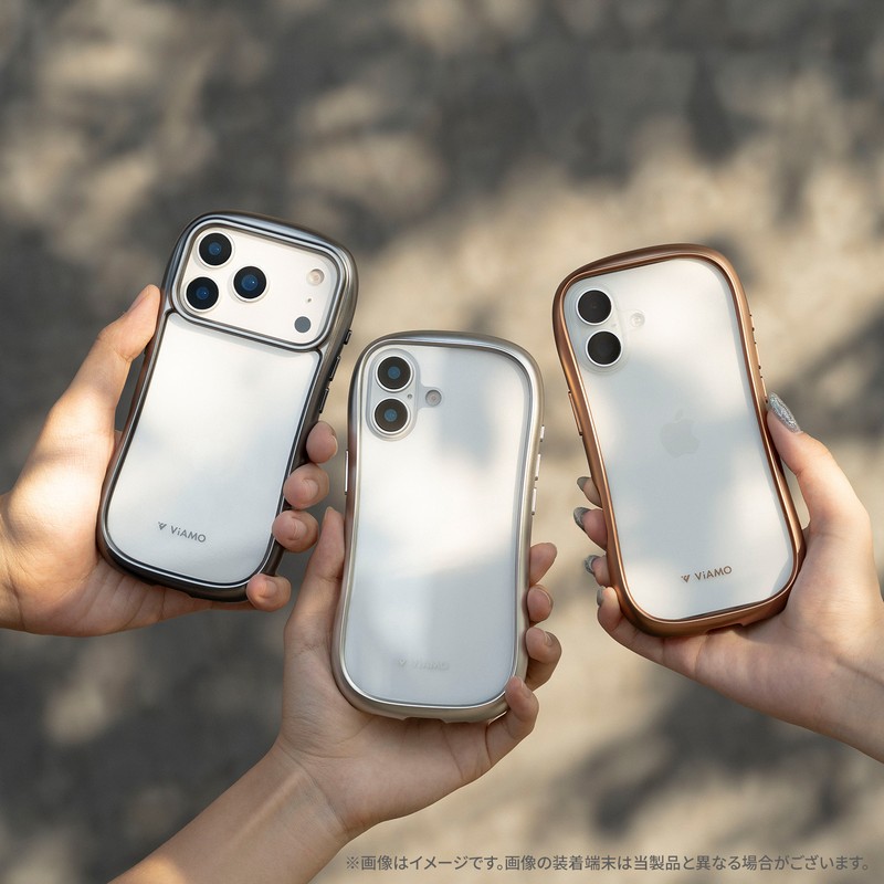 iPhone 17 耐傷・耐衝撃ハイブリッドケース 「ViAMO alloy」 ガンメタ