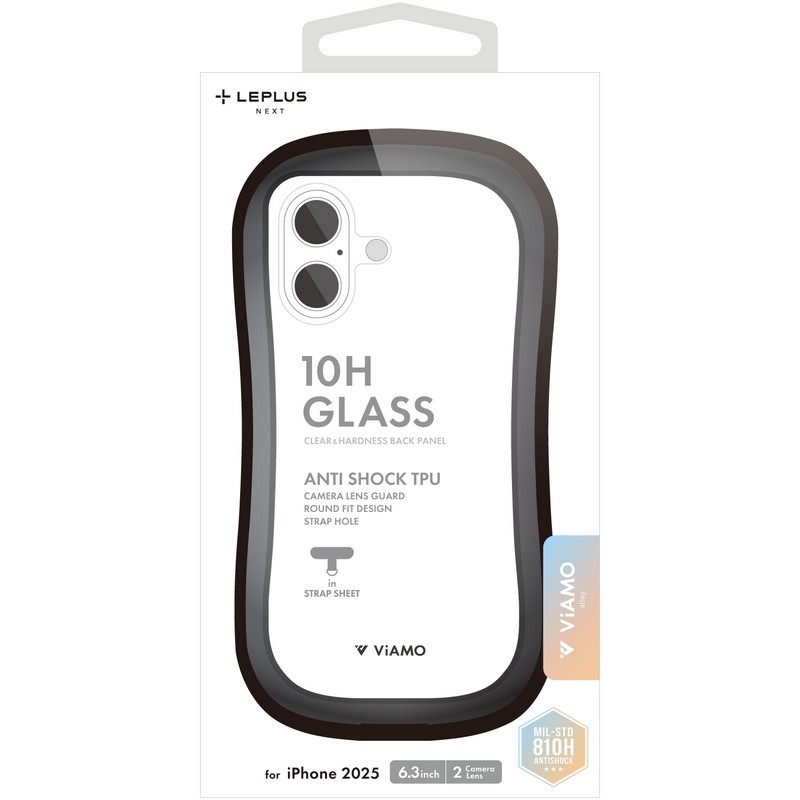 iPhone 17 耐傷・耐衝撃ハイブリッドケース 「ViAMO alloy」 ガンメタ