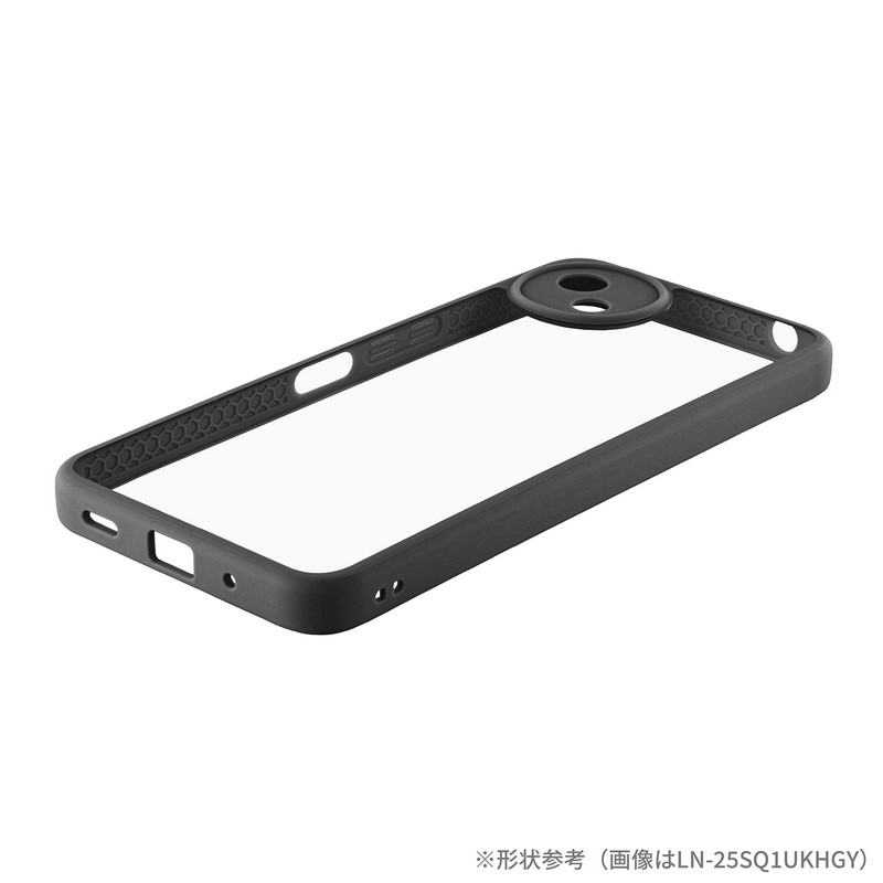 AQUOS wish5 耐衝撃ハイブリッドケース 「Velta Design」 ダークグレー