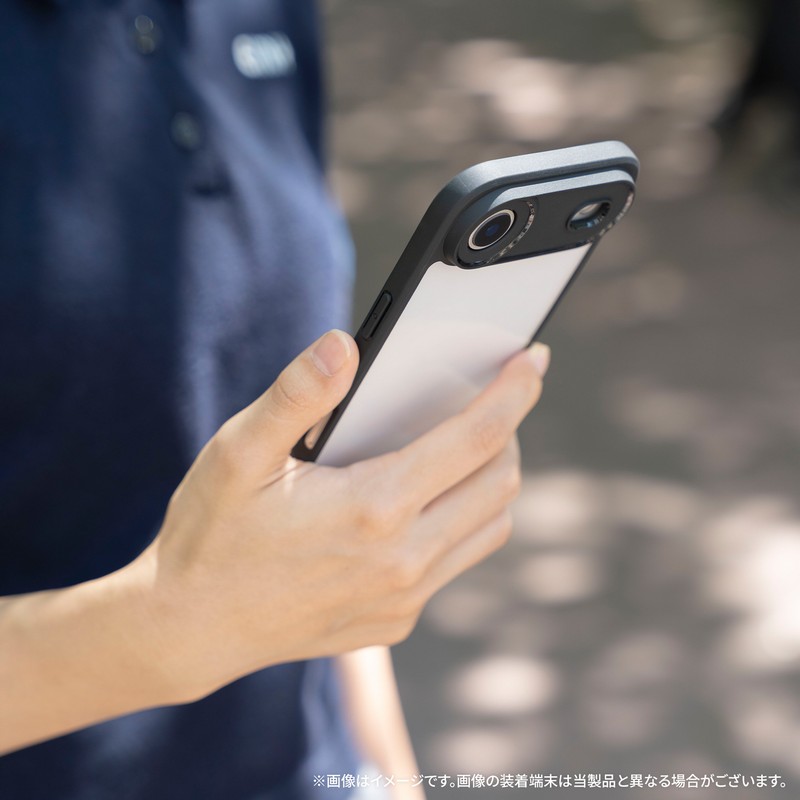 iPhone 17 Pro Max 耐衝撃ハイブリッドケース 「Velta」 ライトグレー