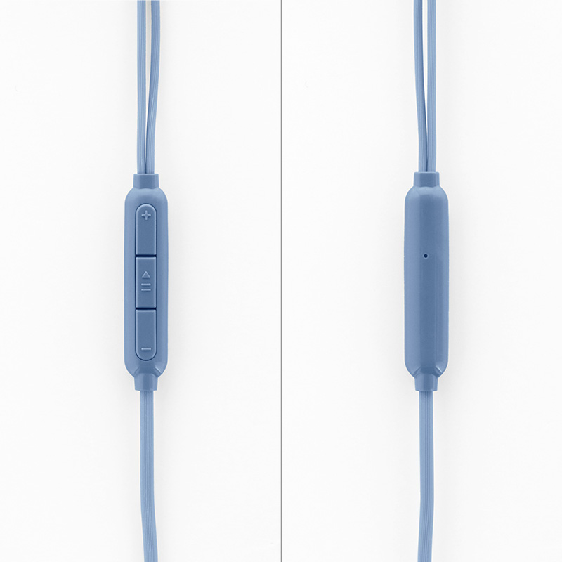 iPhone/スマートフォン対応 イヤフォン(ボリューム/マイク付)「極の