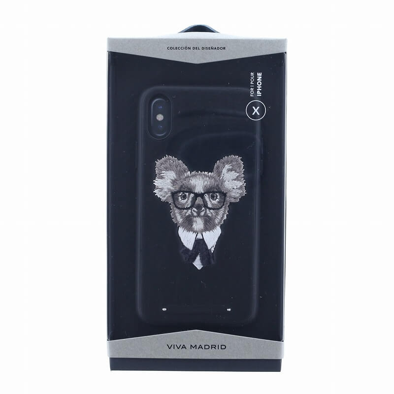 iPhone XS/iPhone X シェル型ケース/刺繍/Cuelo Collection/Koala